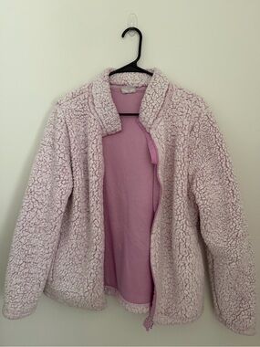EMILY B - Light Pink Sherpa Jacket - Women’s Size Large